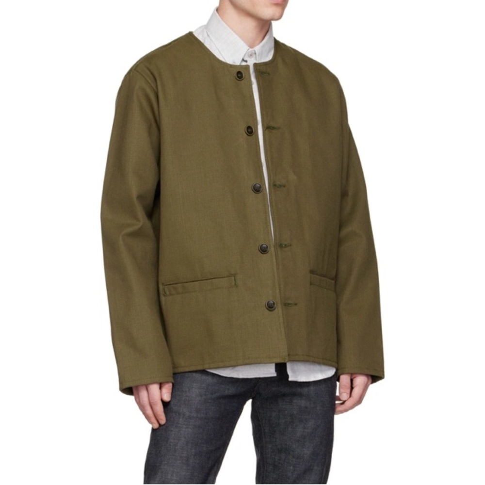 Naked & Famous Raw Cotton Canvas Smart Jacket
